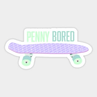 Pastel Penny Board Sticker